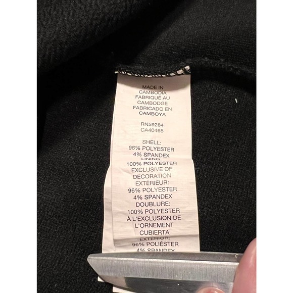 Children's Place‎ Black White Waist Size L 10/12 31" Long x 14" Pit to Pit - Picture 4 of 5